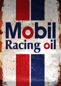 MOBIL RACING OIL MAGNET