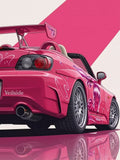 F&F PINK HONDA S2000 MAGNET