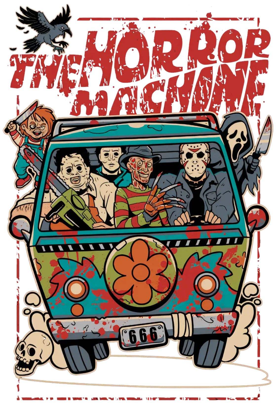 THE HORROR MACHINE MAGNET