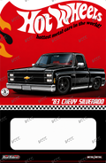 CUSTOM CARD FOR HW '26 BRICK SHOP BLACK SILVERADO