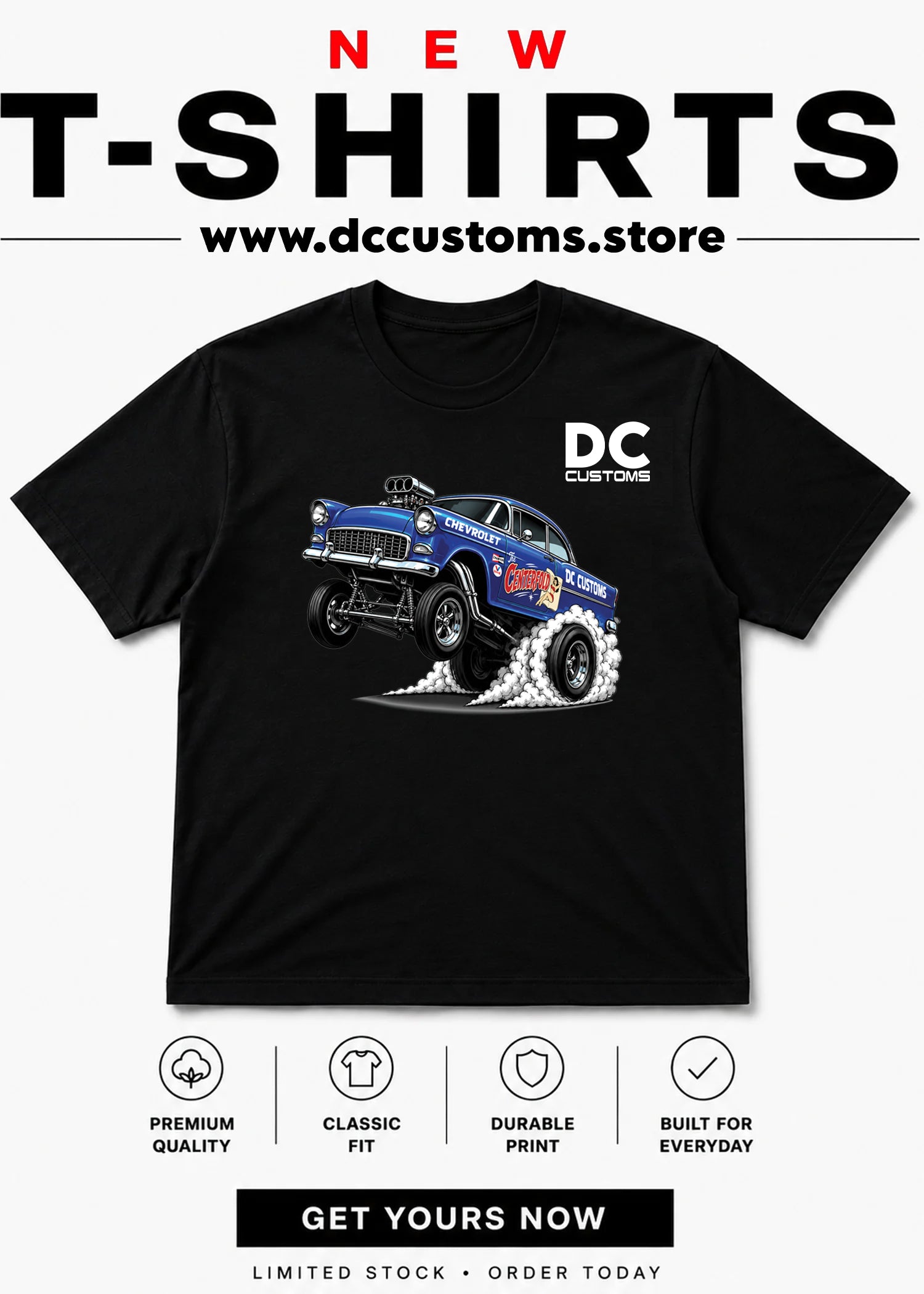 CENTERFOLD GASSER DC CUSTOMS