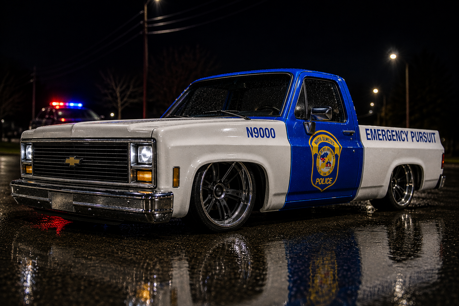 COP ROD CHEVY SILVERADO MAGNET