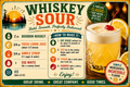 WHISKEY SOUR RECIPE MAGNET