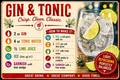 GIN & TONIC RECIPE MAGNET