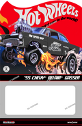 CUSTOM CARD FOR HW 55 CHEVY GASSER HIGH ROLLER
