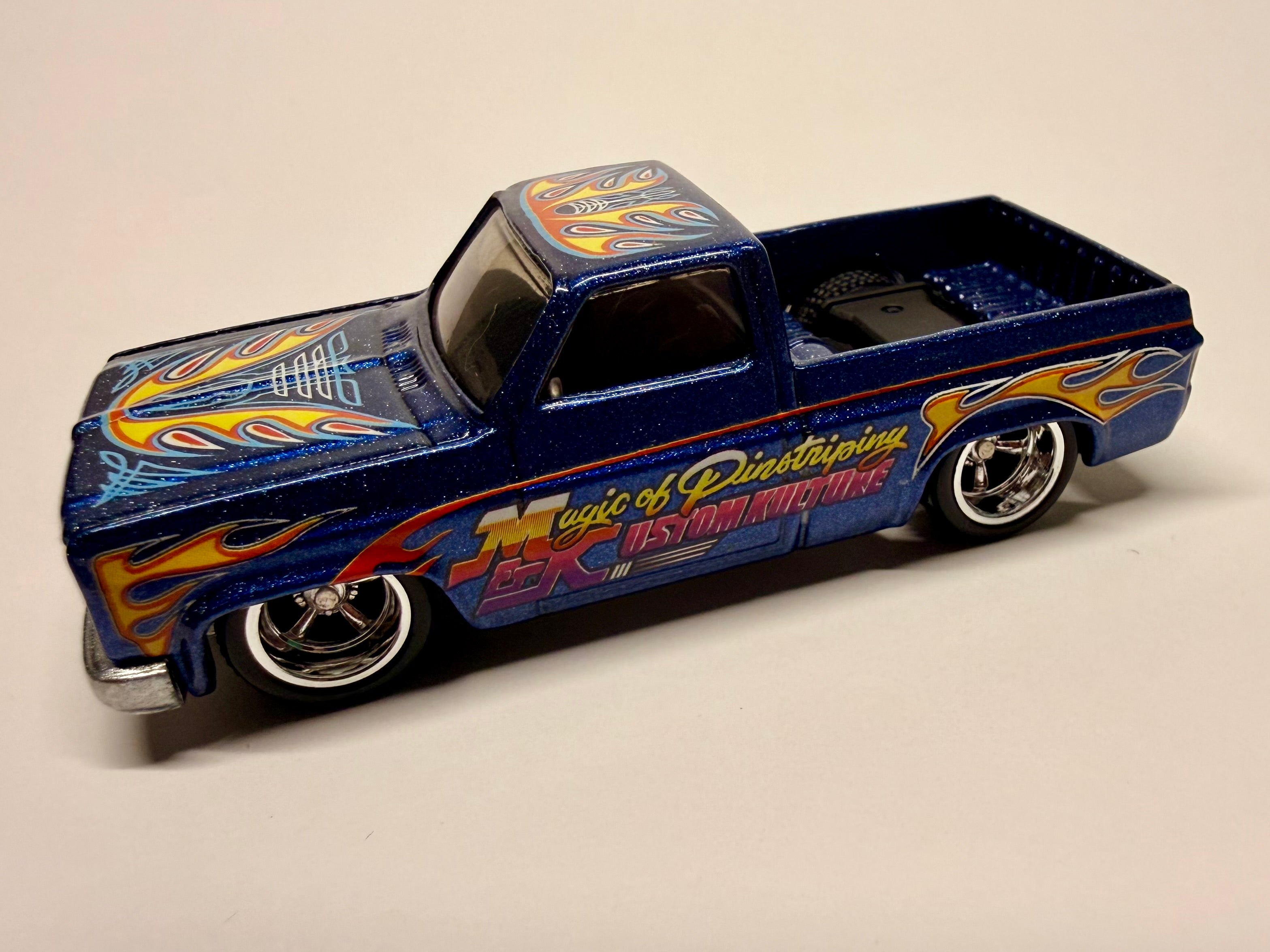 HOT WHEELS CUSTOM 83 CHEVY SILVERADO MAGIC OF PINSTRIPING