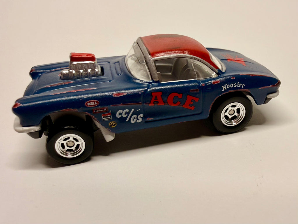 CUSTOM MADE HOT WHEELS, '62 CORVETTE GASSER