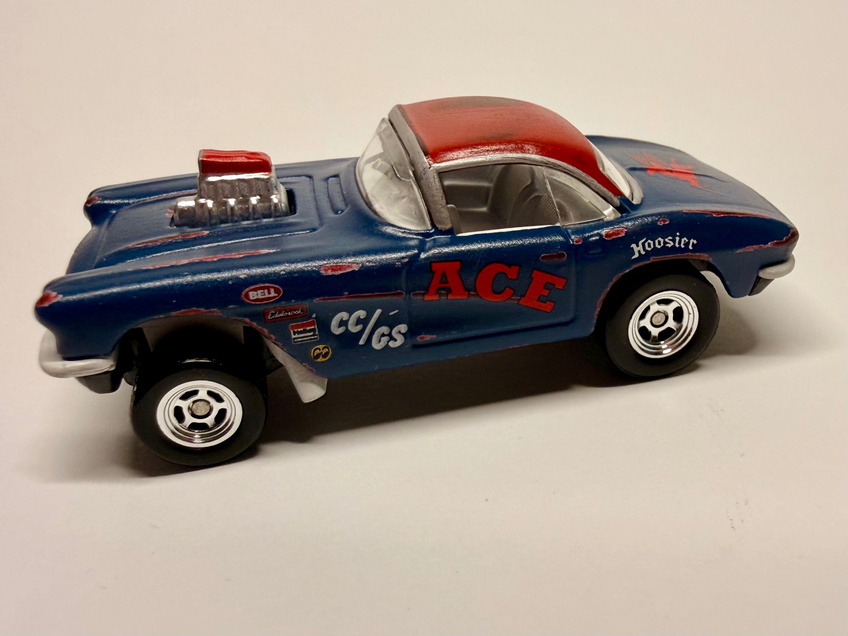 CUSTOM MADE HOT WHEELS, '62 CORVETTE GASSER