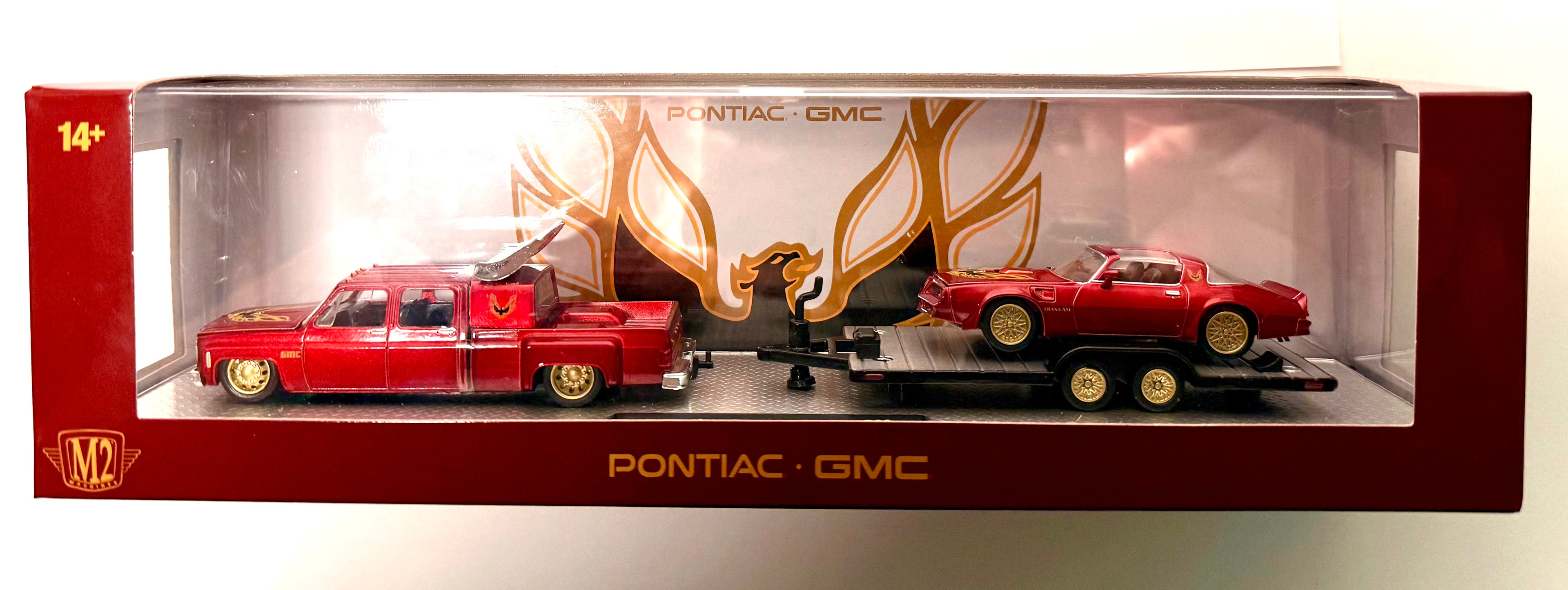 M2 Trans Am 1977 GMC Sierra 3500 Custom & Pontiac Firebird Hauler Set R