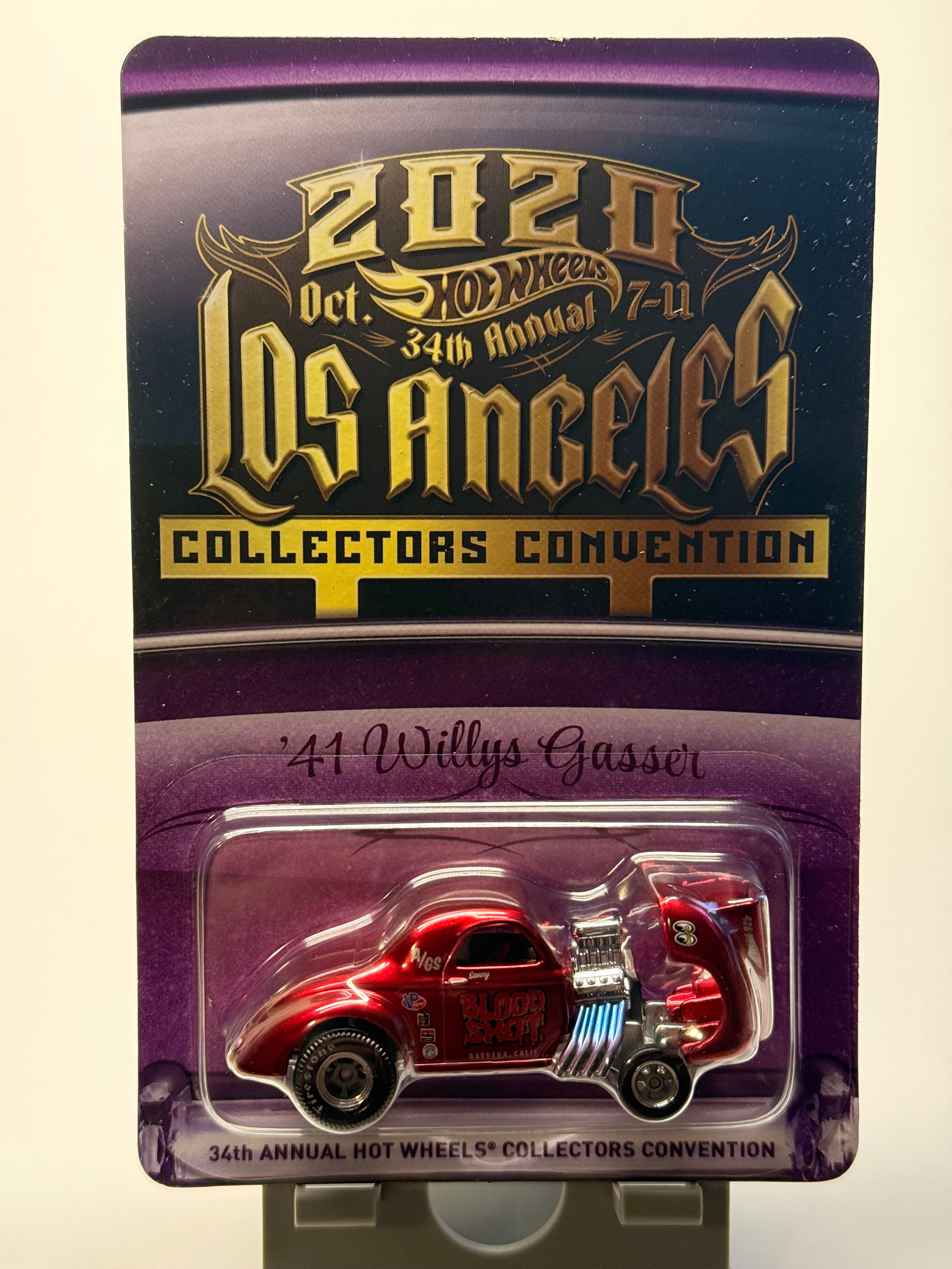 2020 HOT WHEELS 34TH ANNUAL CONVENTION '41 WILLYS GASSER "BLOOD SHOT"