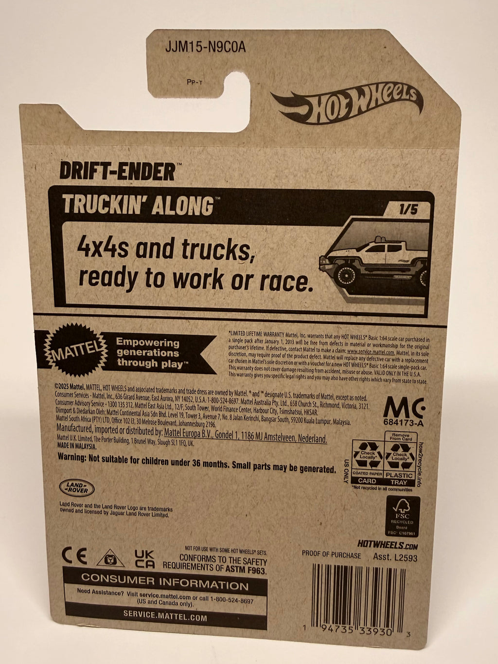 HOT WHEELS SUPER TREASURE HUNT (STH) DRIFT ENDER