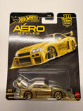 HOT WHEELS AERO STYLES GOLD CHASE SKYLINE R34