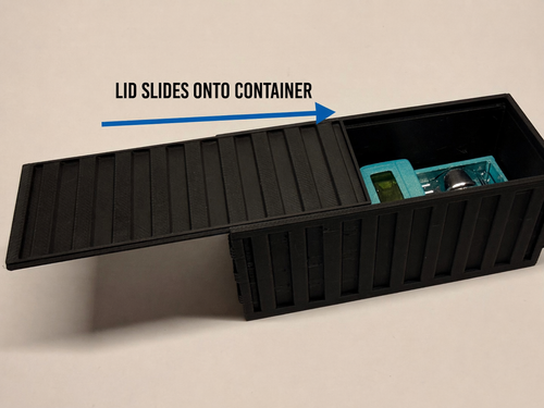 1:64 SCALE SHIPPING CONTAINER (3D PRINTED)