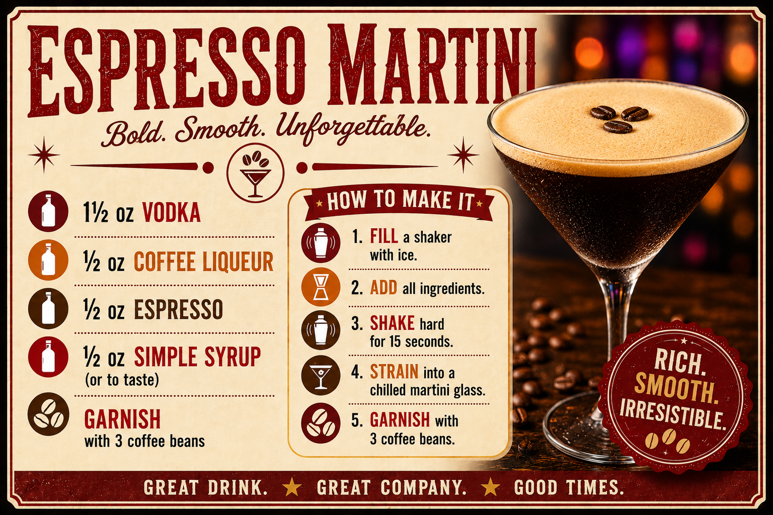 ESPRESSO MARTINI MAGNET