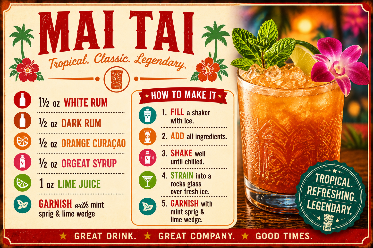 MAI TAI MAGNET