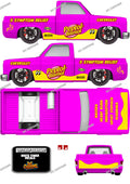 83 CHEVY SILVERADO (WHITE TONER) DECALS PEPTO