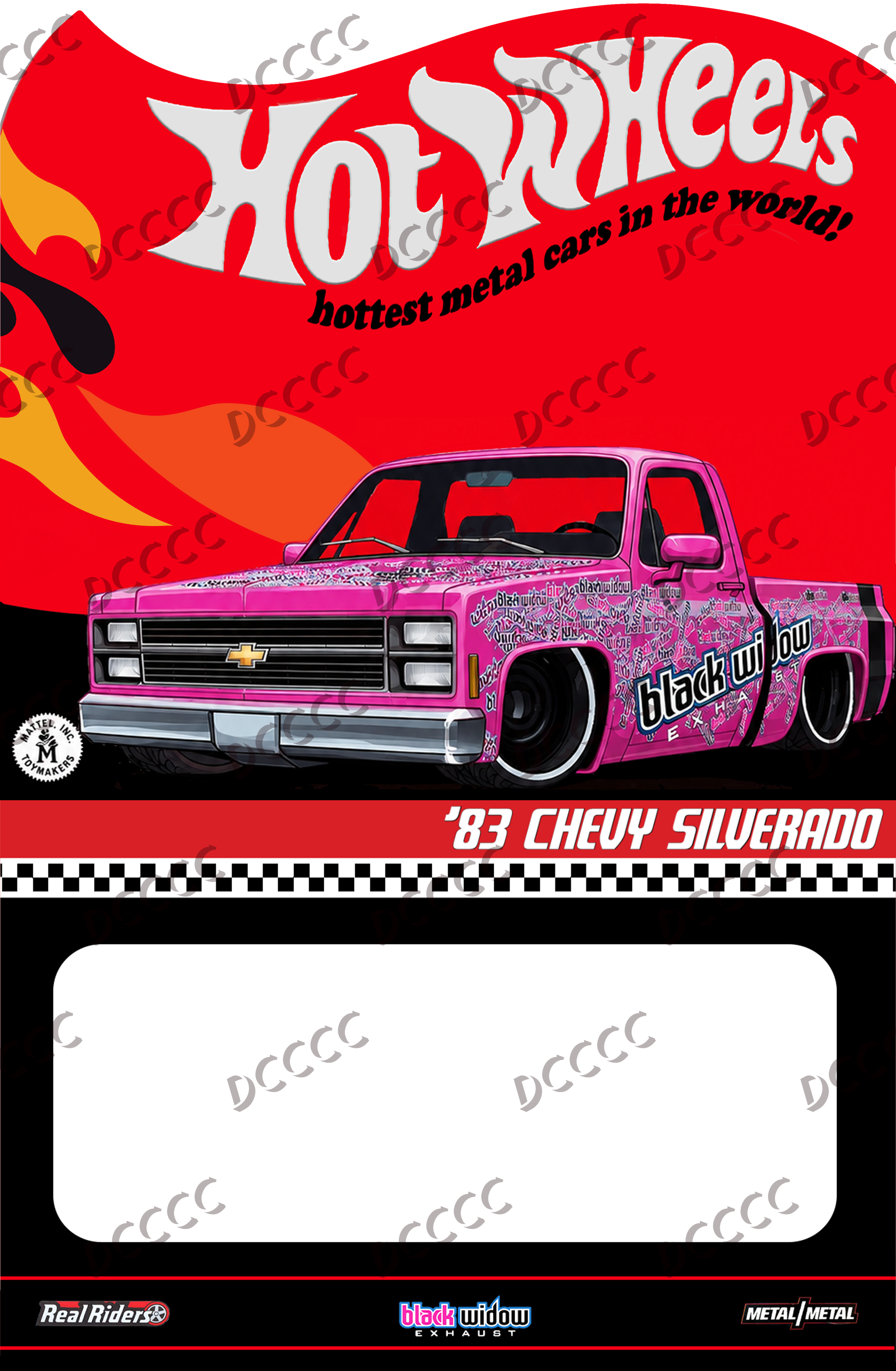 CUSTOM CARD FOR PINK BLACK WIDOW 83 SILVERADO