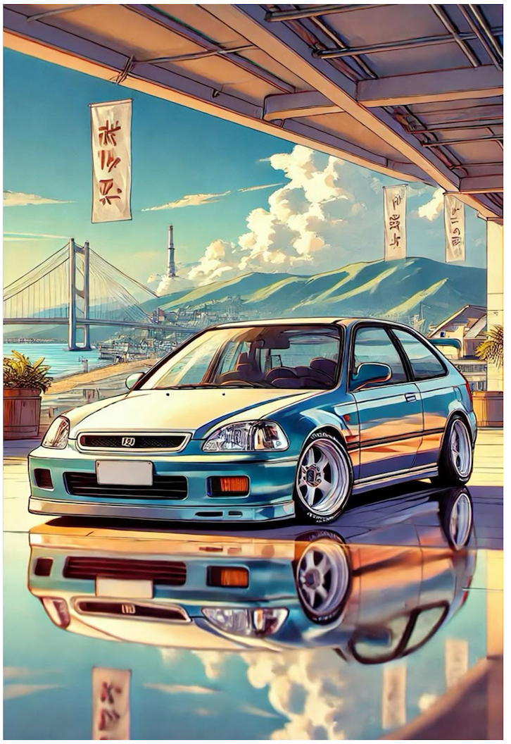 CIVIC V2 MAGNET