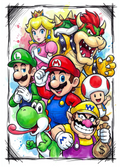 MARIO COLLAGE MAGNET