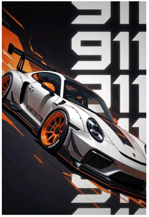 PORCHE 911 MAGNET