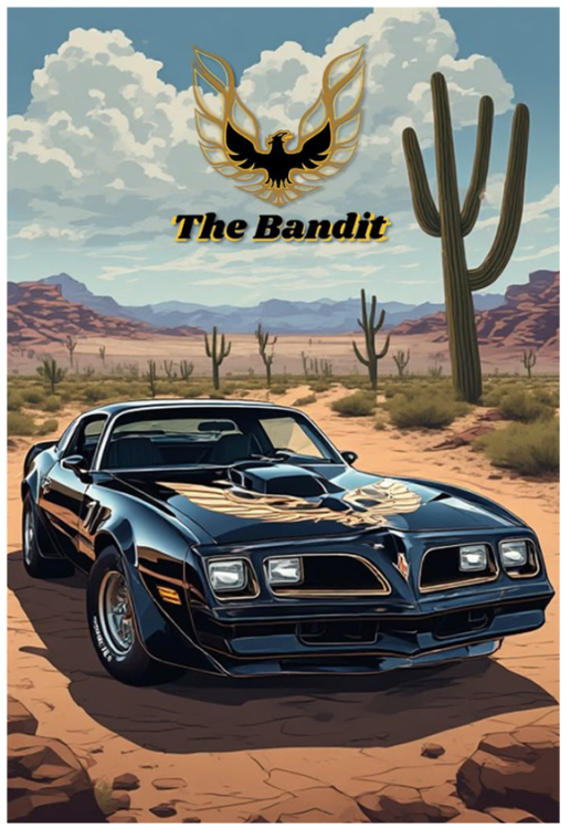 THE BANDIT PONTIAC MAGNET