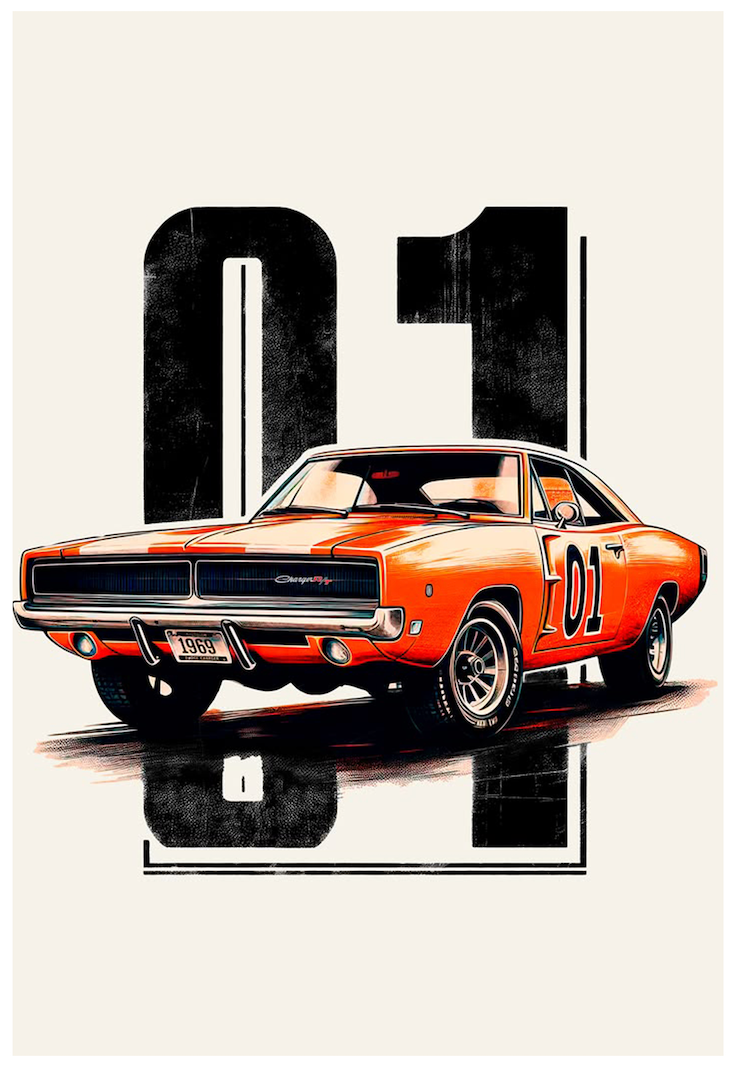 GENERAL LEE V1 MAGNET