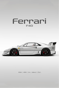 FERRARI F40 MAGNET