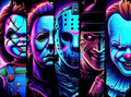 HORROR CHARACTERS MAGNET