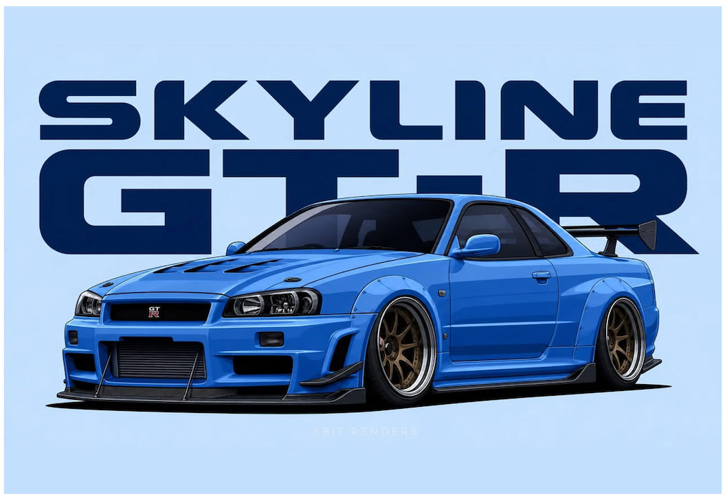 SKYLINE R34 V1 MAGNET