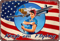 KEEP 'EM FLYING MAGNET