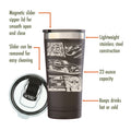 22 OZ TUMBLER: MANGA SUPRA