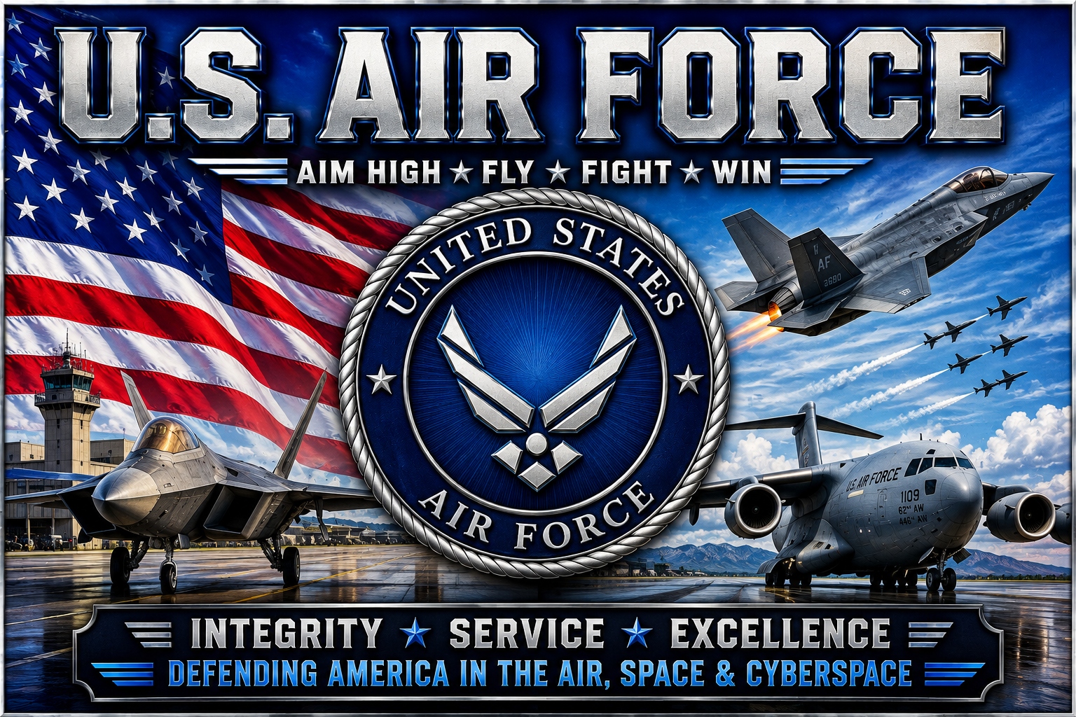 AIRFORCE MAGNET