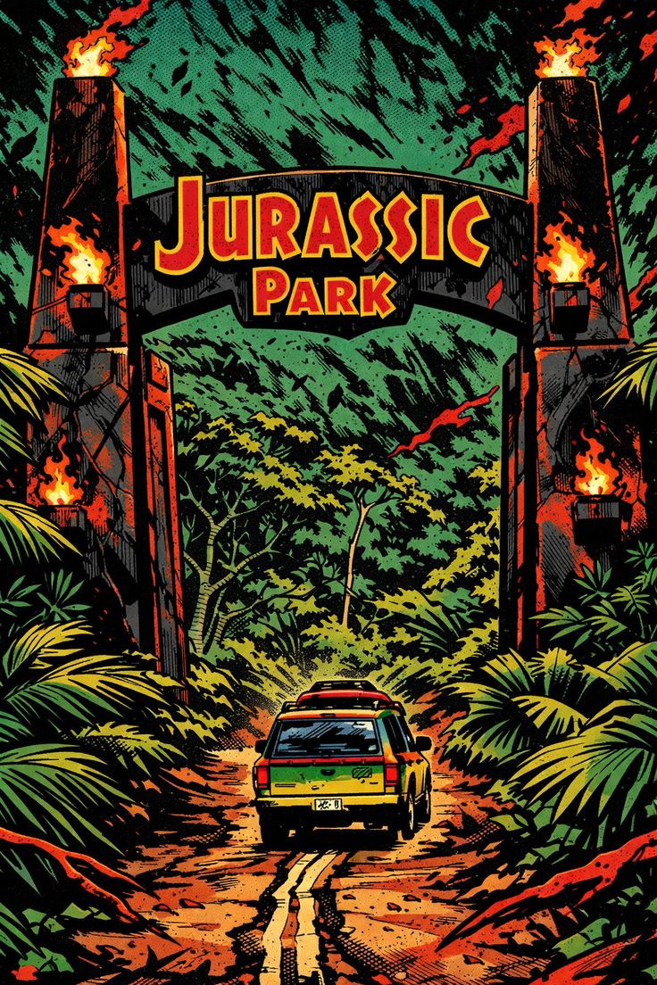 JURASSIC PARK MAGNET