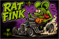 RAT FINK HOT ROD ROD MAGNET