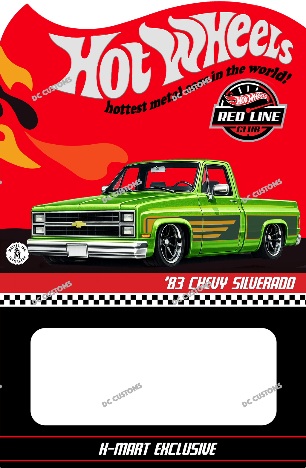 CUSTOM CARD FOR HW K-MART EXCLUSIVE SILVERADO