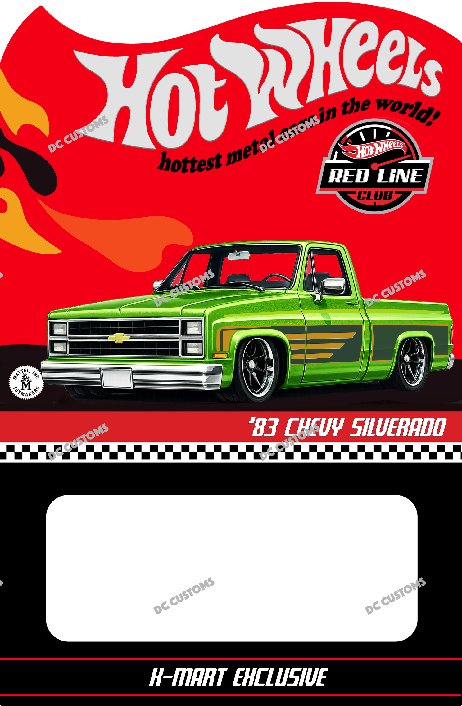 CUSTOM CARD FOR HW K-MART EXCLUSIVE SILVERADO