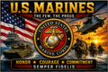 US MARINES MAGNET