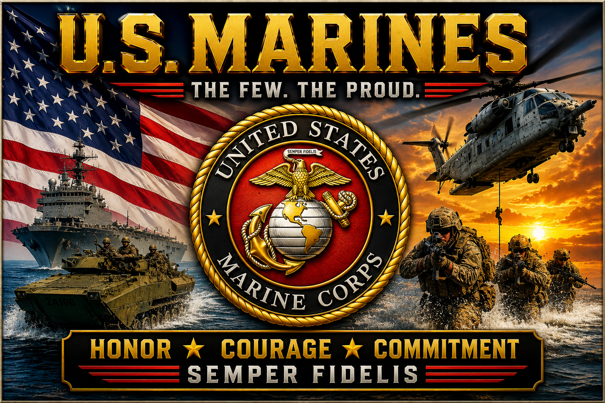 US MARINES MAGNET