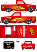 83 CHEVY SILVERADO (WHITE TONER) DECALS RUSTEZE