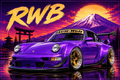 RWB PORSCHE MAGNET