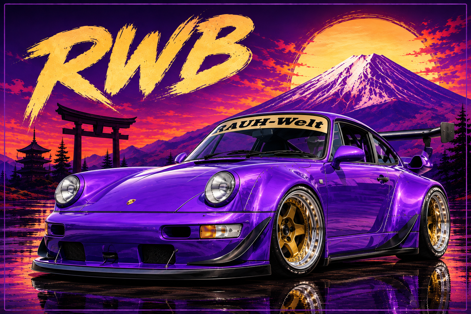 RWB PORSCHE MAGNET