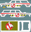 64 CHEVY NOVA WAGON GASSER (WHITE TONER) DECALS ECTO GHOST BUSTERS