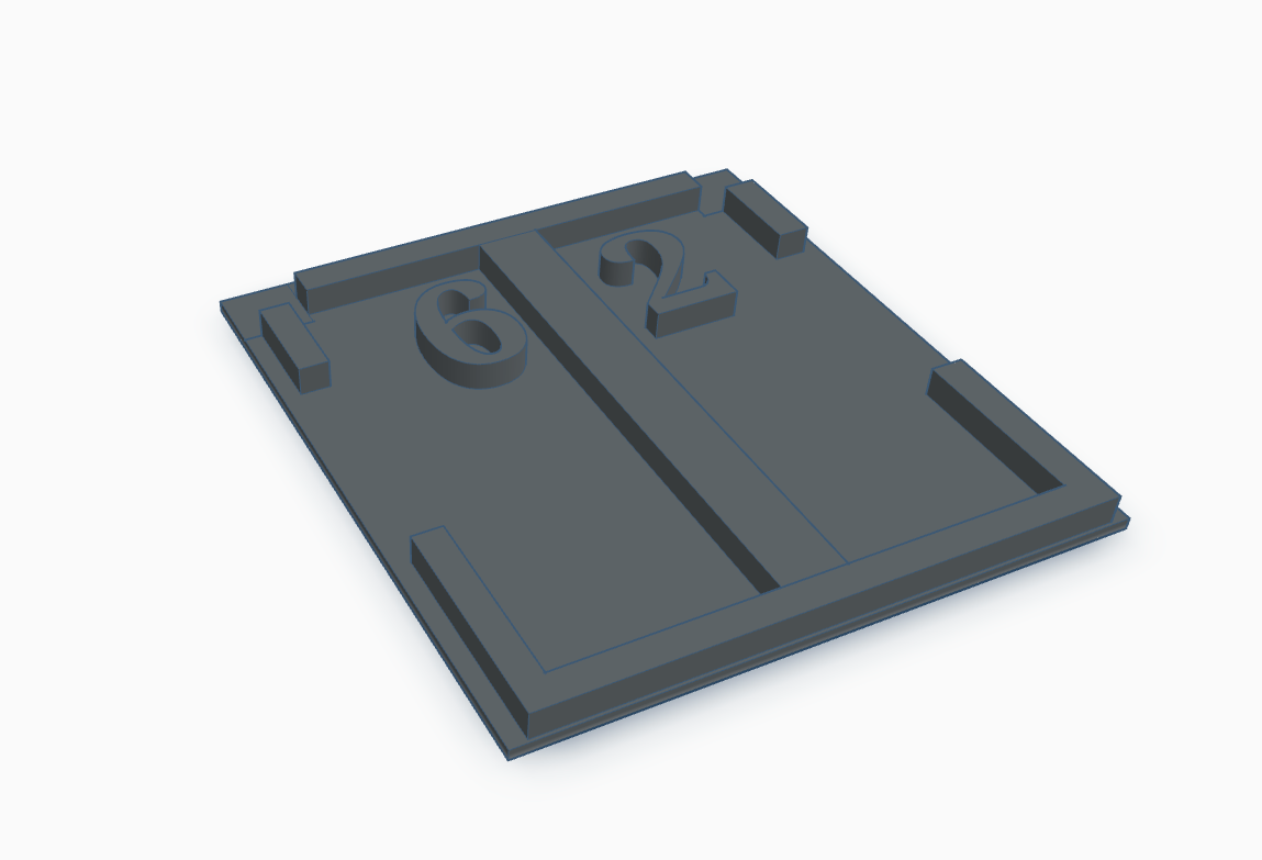 62 CHEVY BED COVERS (3D PRINTED)