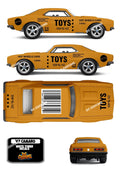 67 CAMARO (WHITE TONER) DECALS CASE