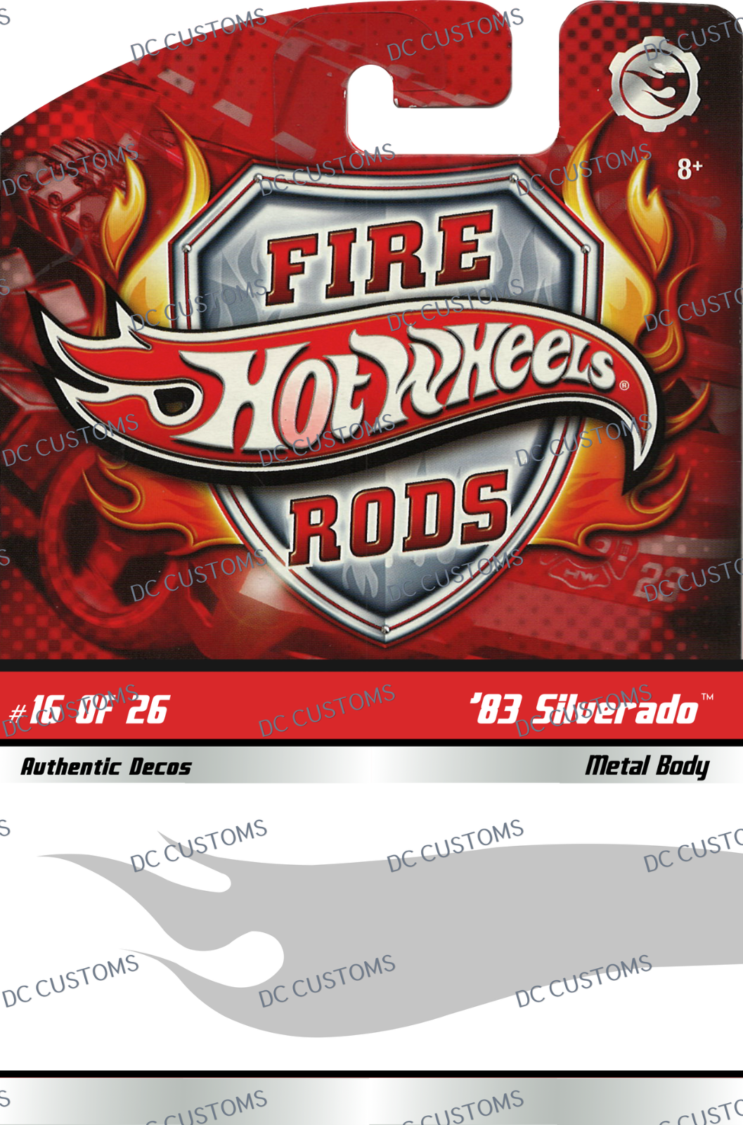 CUSTOM CARD FOR HW FIRE ROD SILVERADO