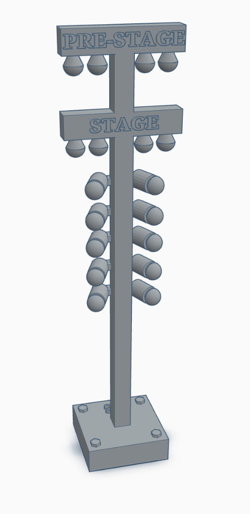 DRAG TREE STAGING LIGHT (3D PRINTED)