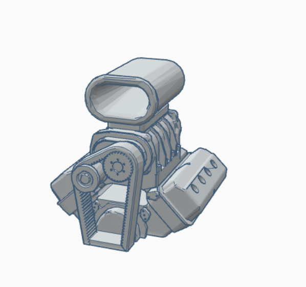 55 CHEVY GASSER ENGINES (3D PRINTED RESIN)