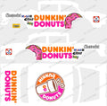 55 CHEVY GASSER (WHITE TONER) DECALS DUNKIN