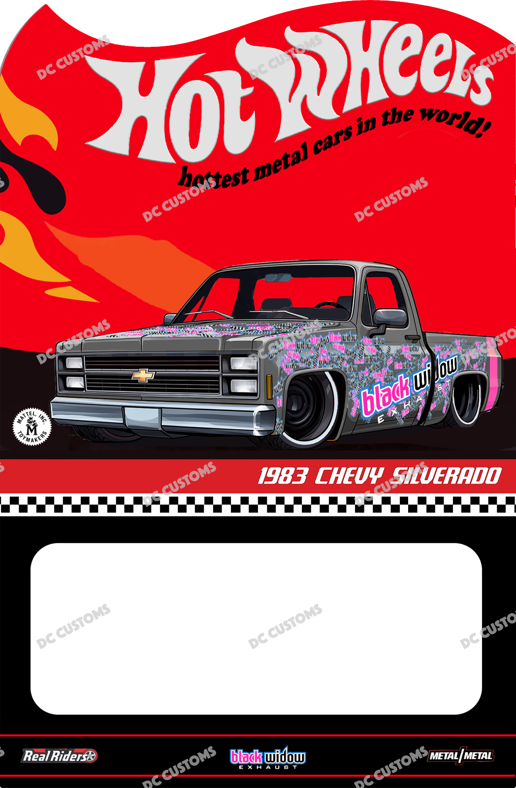 CUSTOM CARD FOR HW BLACK WIDOW SILVERADO