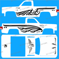 83 CHEVY SILVERADO (NONE-WHITE TONER) DECALS JAPAN CONVENTION